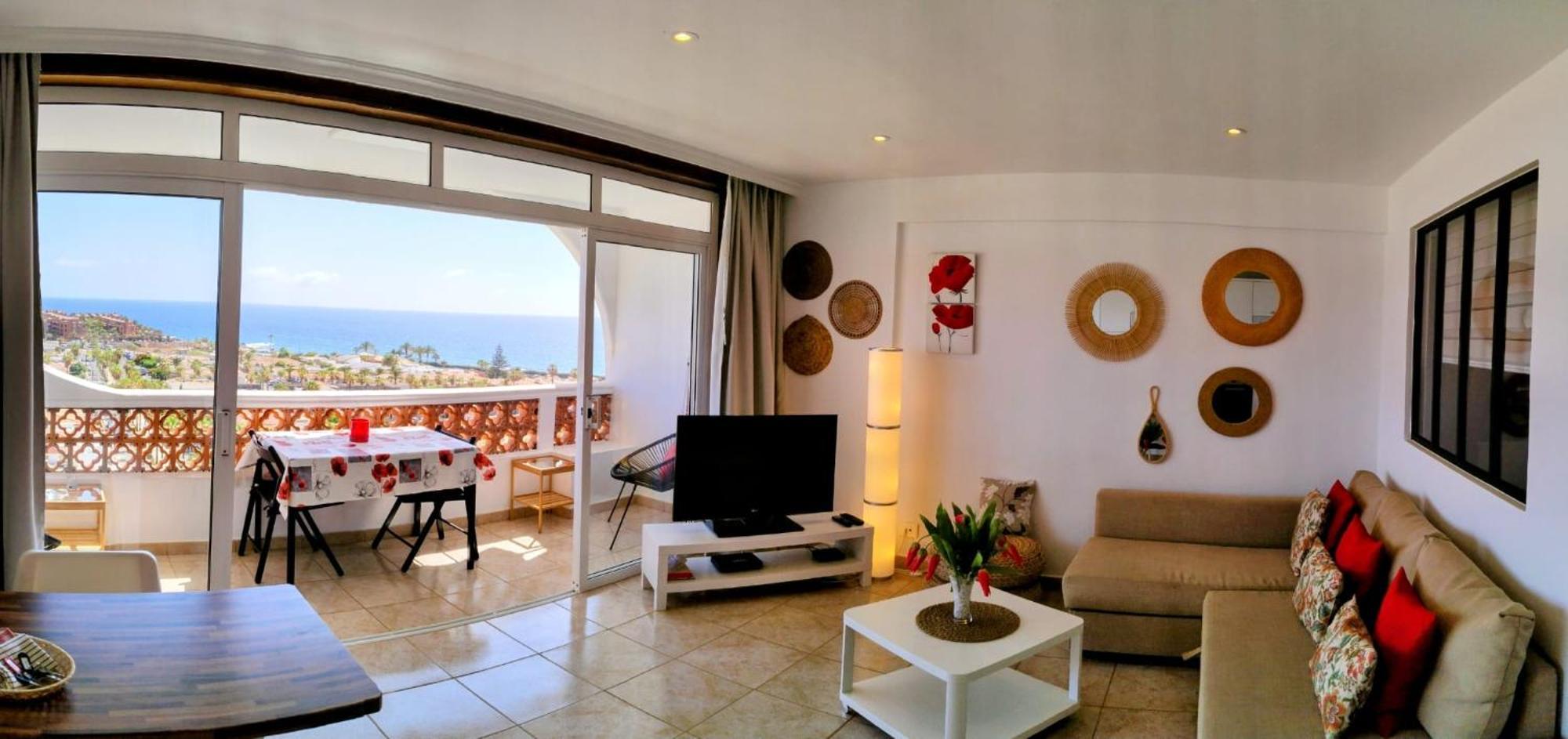Palm-Mar Appartement Celeste 250M De L'Ocean Vue Mer Panoramique Palm-mar Exterior foto